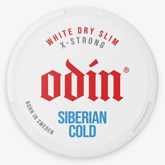 Odin Siberian Cold X-Strong
All white slim nicotine pouch with taste of Mint!