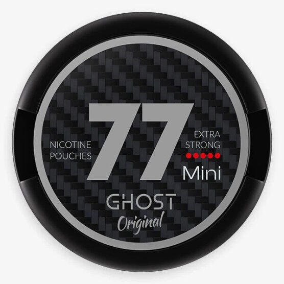 77 GHOST Mini Original Extra Strong
Strong mint tasting mini pouch, free from tobacco.