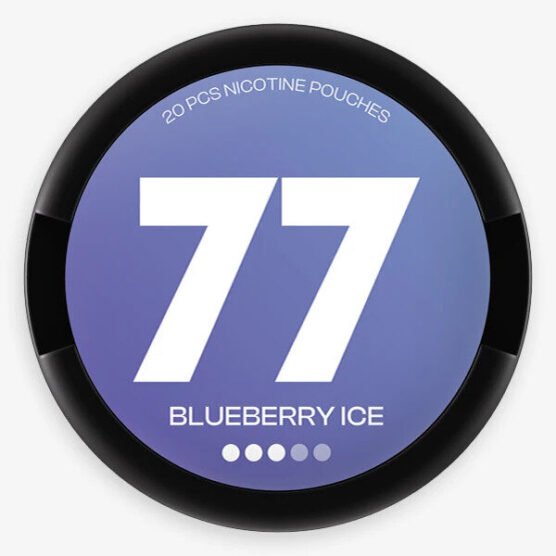 77 Blueberry Ice Strong
Icy cold blueberry in an all white, slim, strong pouch!