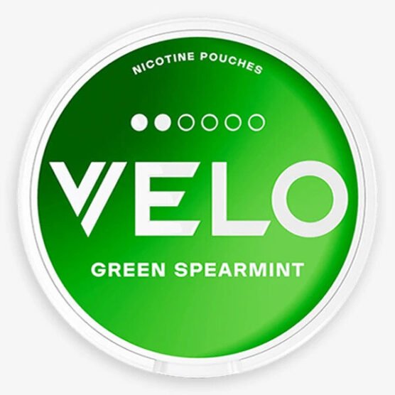 VELO Green Spearmint
Slim all white portion with taste of mint