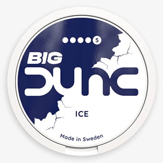 DUNC BIG Ice Slim Strong
All white big portion nicotine pouches with taste of mint!