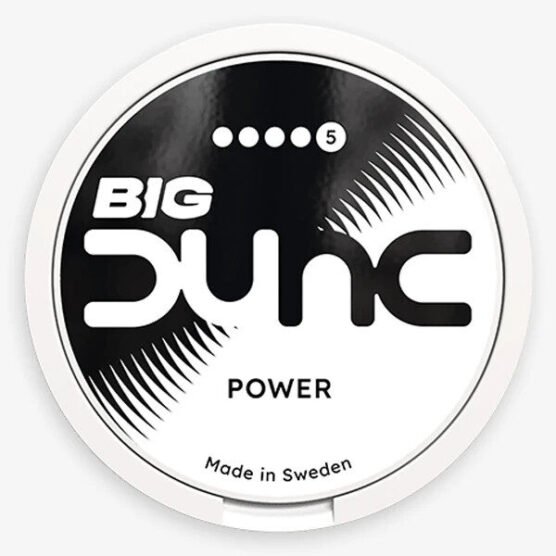 DUNC BIG Power Slim Strong
Tobacco free, big portion nicotine pouches with taste of energy drink!