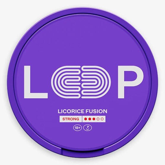 Loop Licorice Fusion Strong
Slim all white portion with taste of licorice