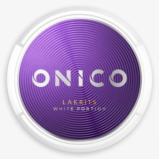 Onico Licorice White
A nicotine free white portion with a tobacco-like taste with distinct notes of salty licorice